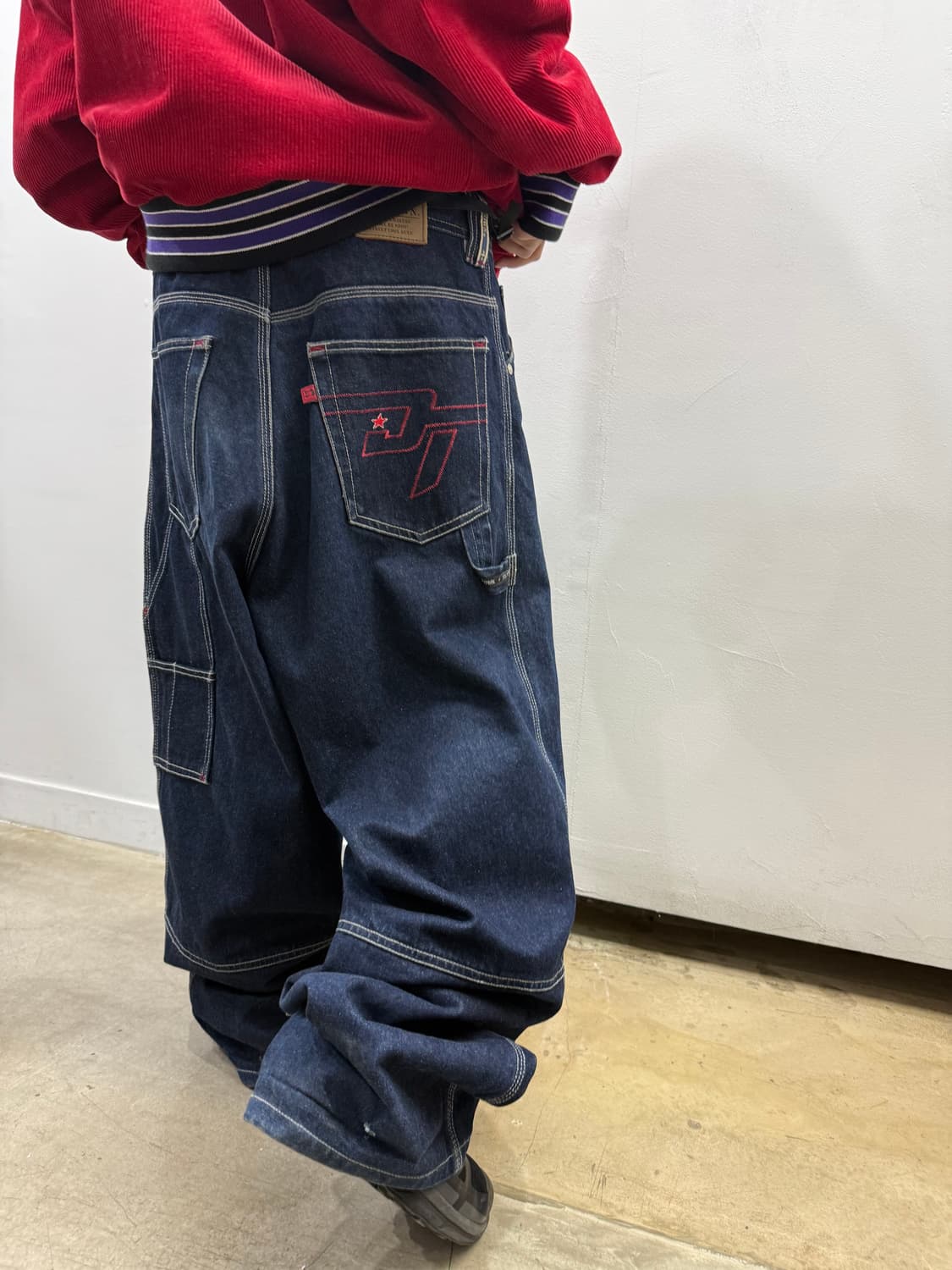 도그타운 올드스쿨 와이드 카펜터 데님팬츠 상품이미지1