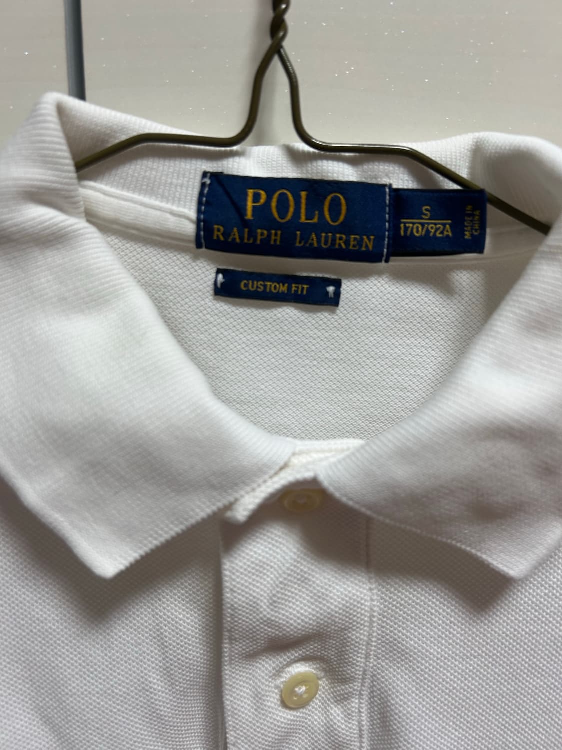 (정품) 폴로 랄프로렌 흰색 빅포니 긴팔 카라티 S 상품이미지2
