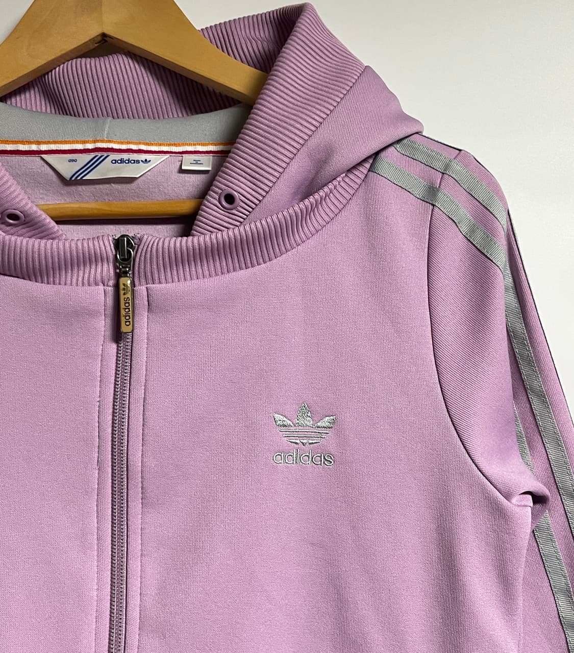 레어 아디다스 플락 딸기우유 후드집업 져지 트랙탑 후드티 90 상품이미지4