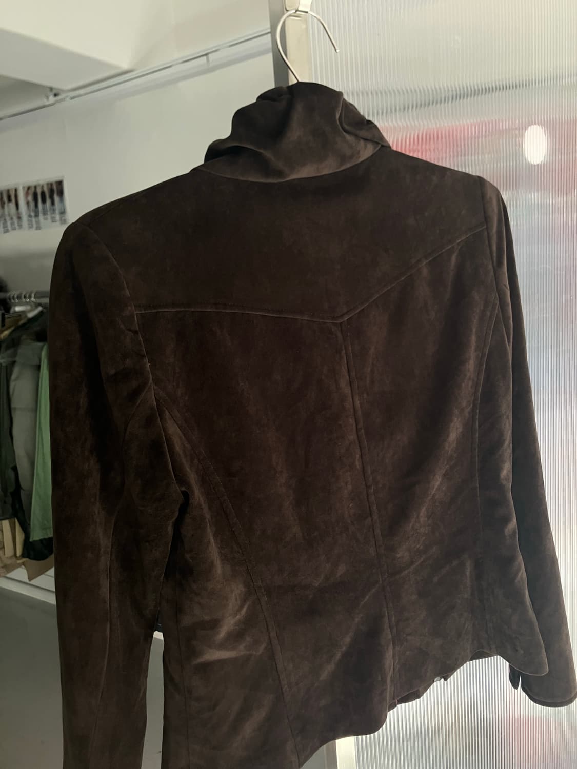 벨벳스웨이드 풀오버 자켓 상품이미지4