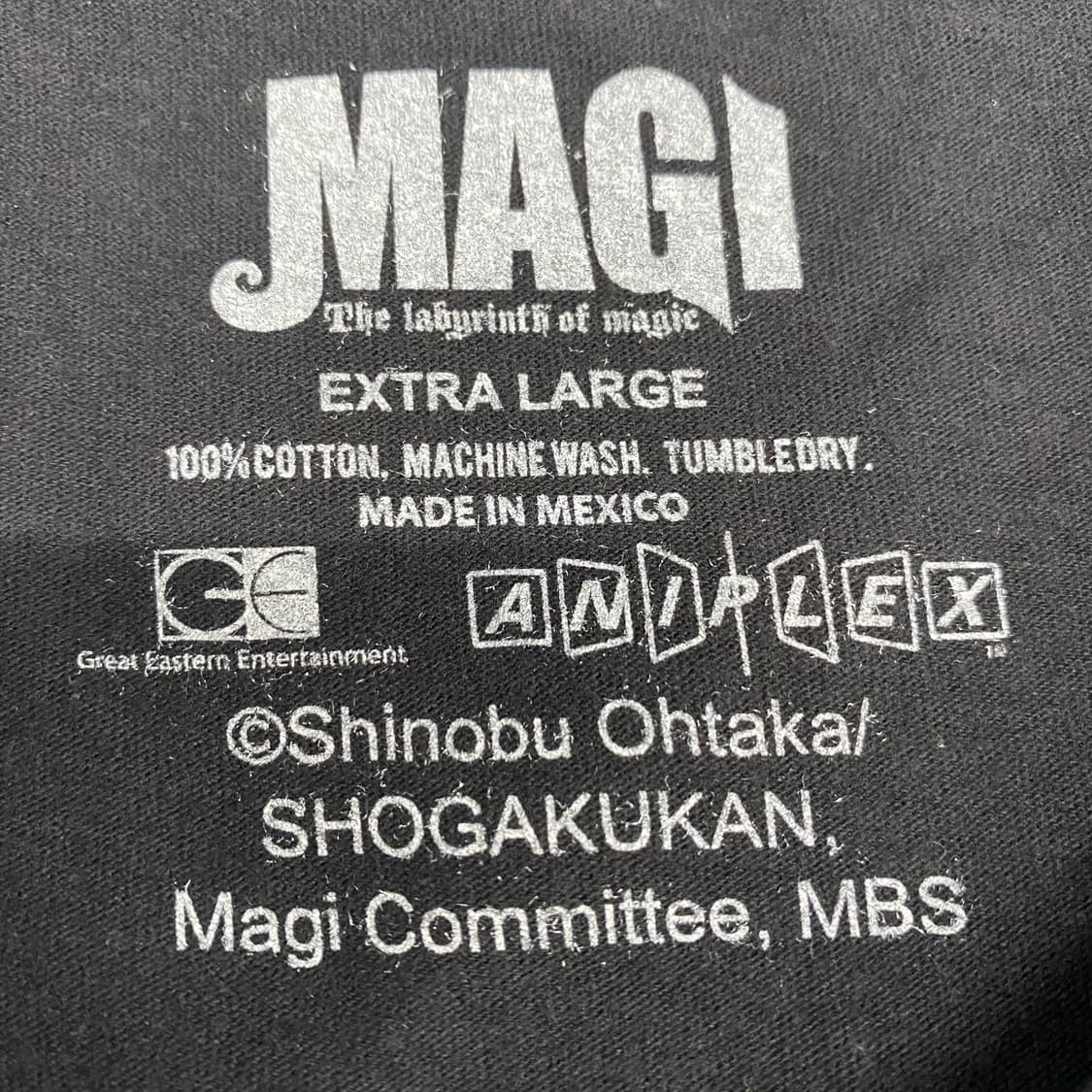 마기 알라딘 오피셜 애니메이션 티셔츠 상품이미지3