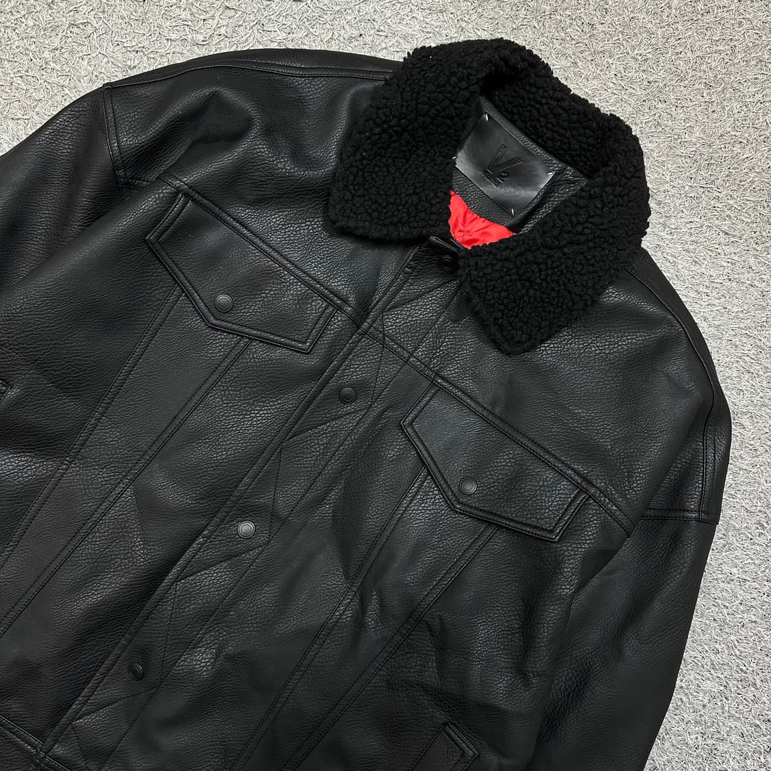 [105] V2 레더자켓 상품이미지1