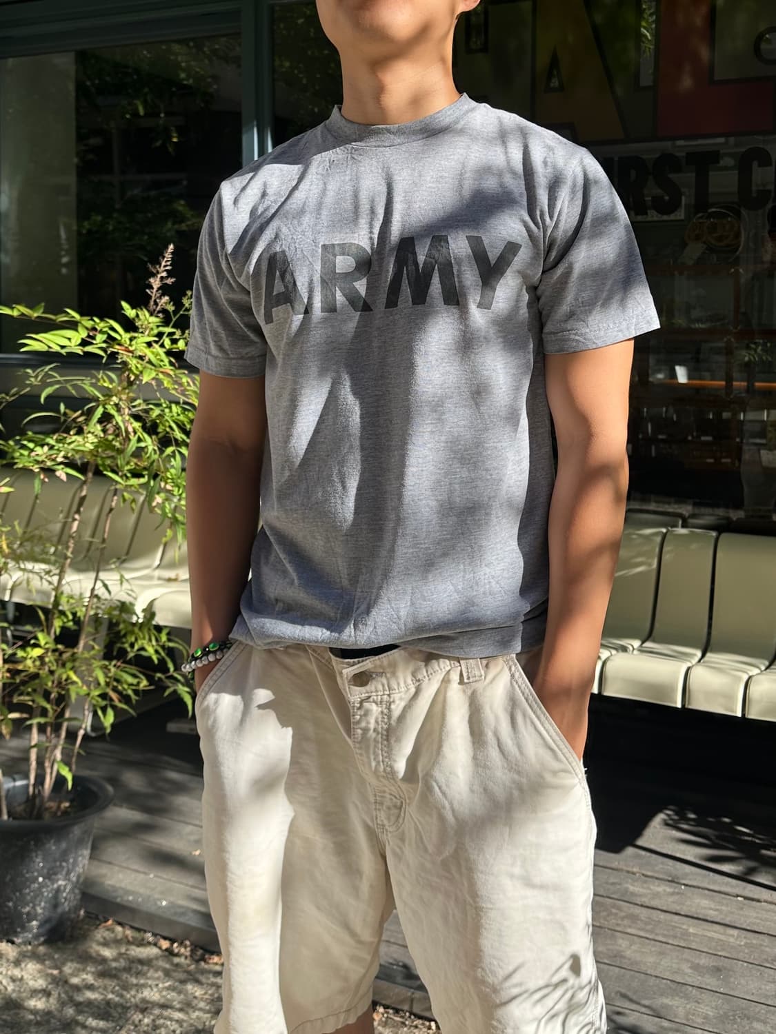 American IPFU U.S Army logo T-shirt 상품이미지2