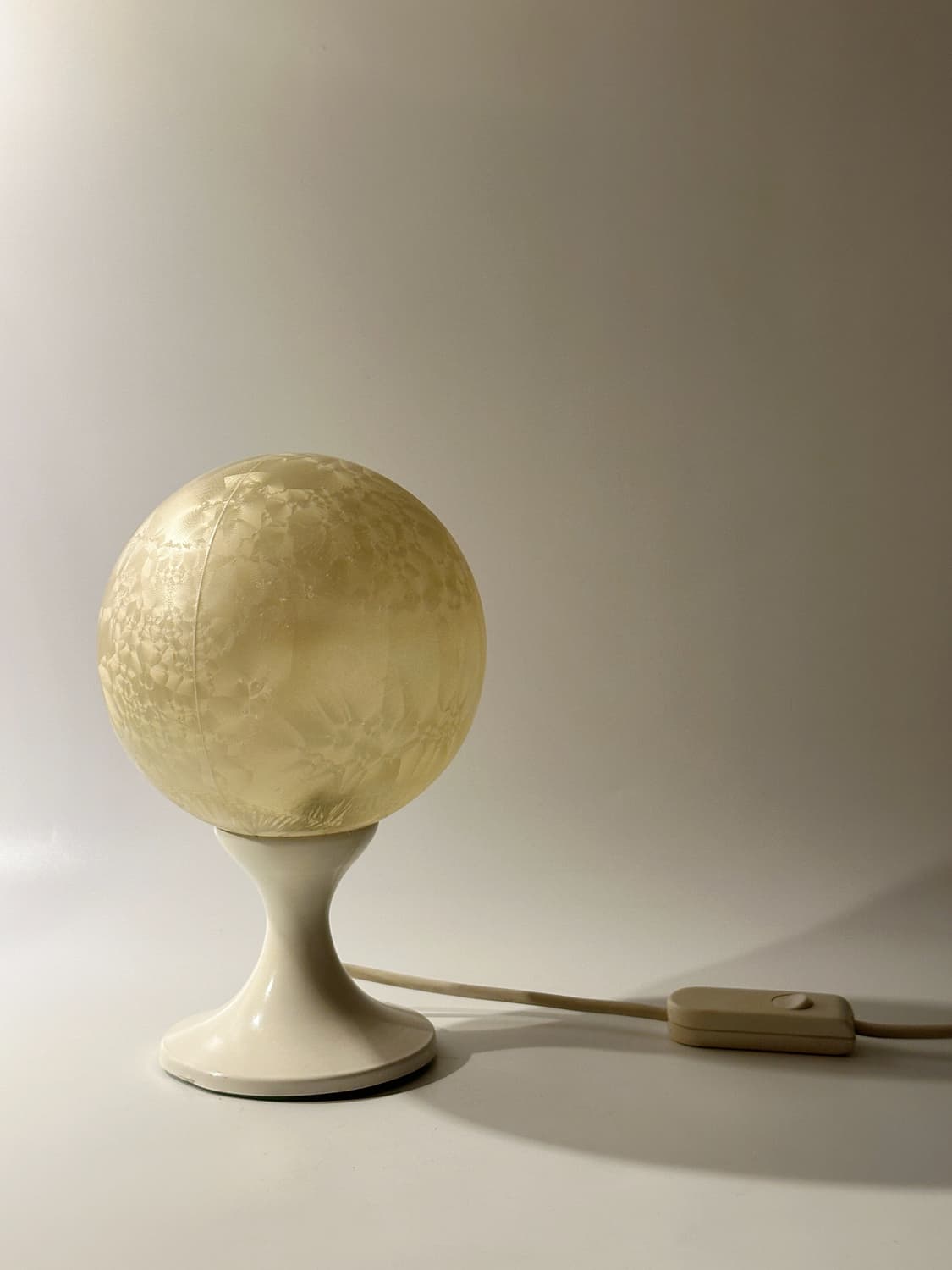 80’s 독일 빈티지 글래스 조명 테이블 미드센츄리 램프 앤틱 레트로 상품이미지4