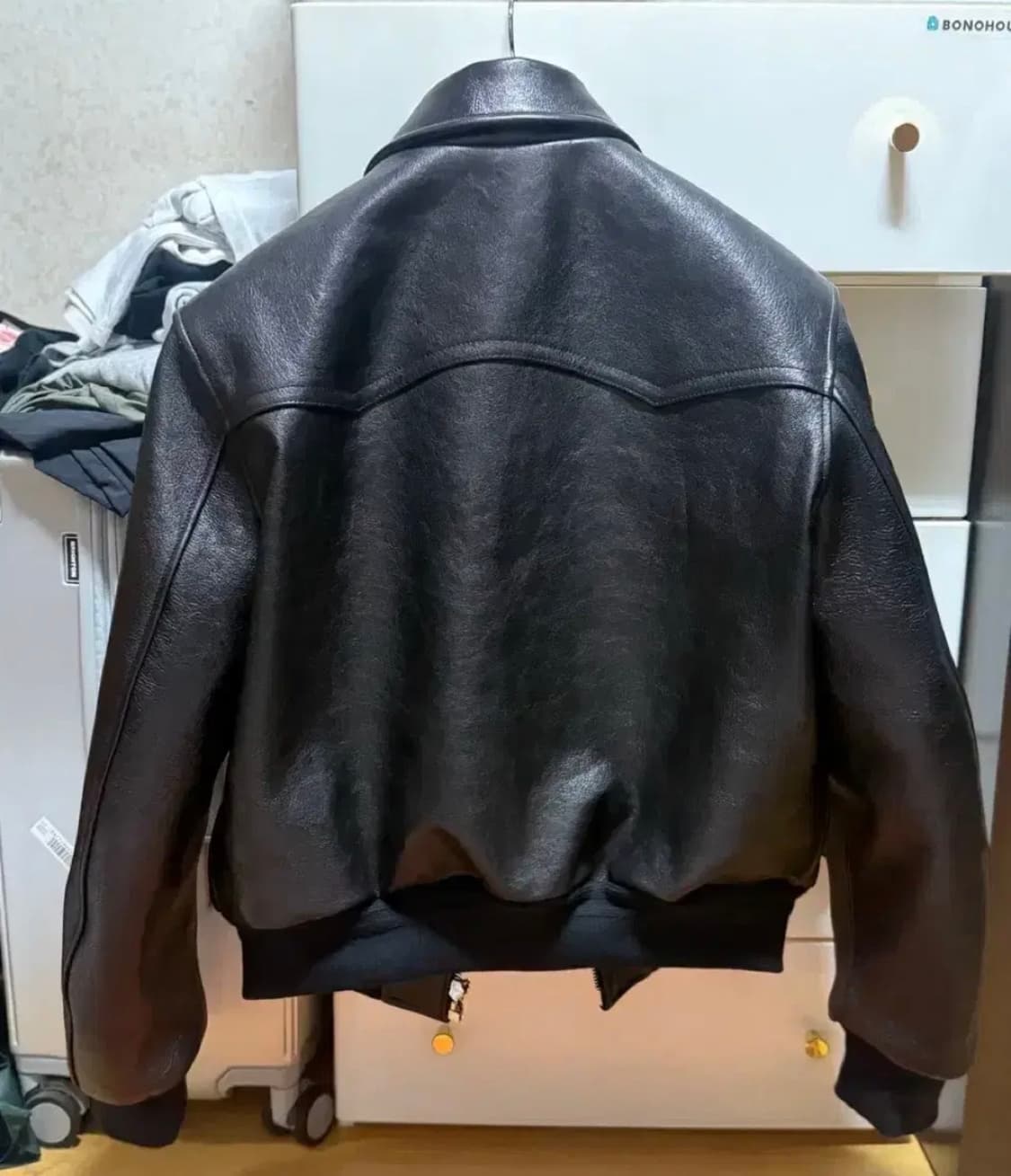 [S] 렉토 벤 고트 레더 자켓 상품이미지2
