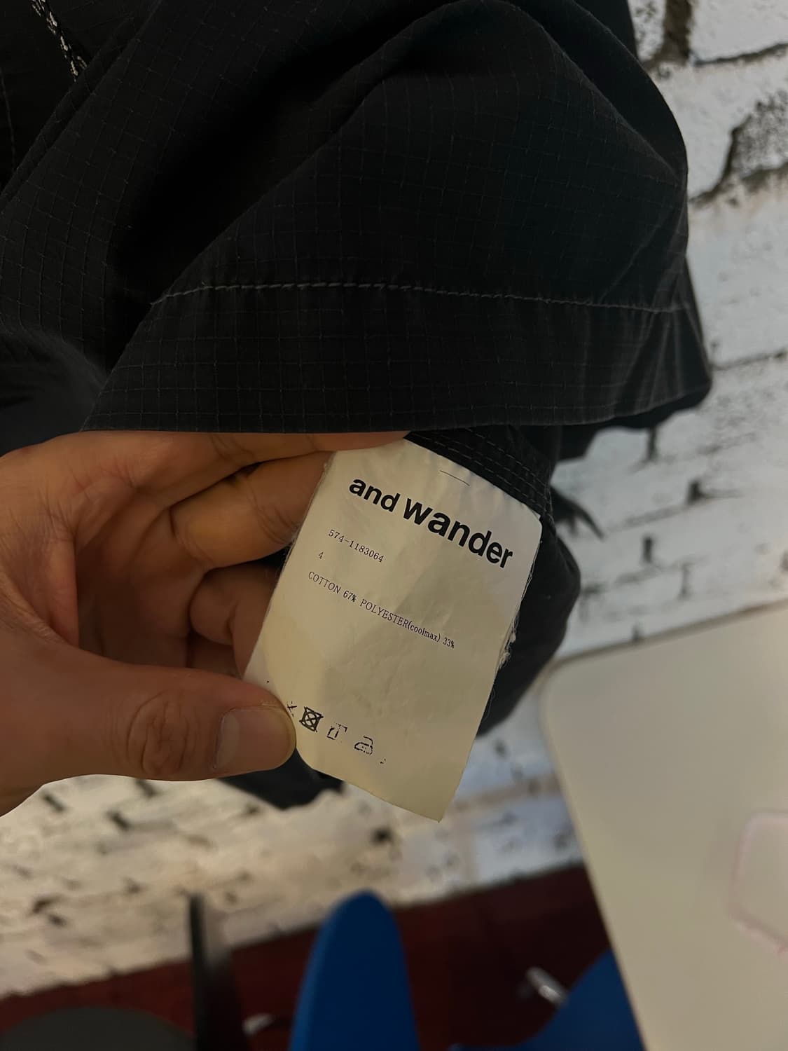 And wander 앤드원더 dry ripstop long fullove 상품이미지6