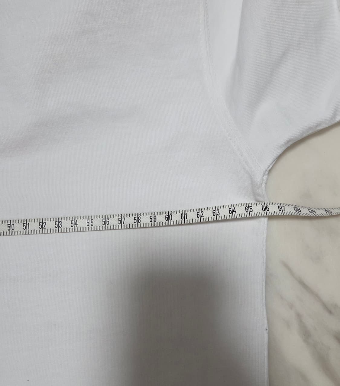 질샌더 화이트 오버핏 반팔 티셔츠 상품이미지7