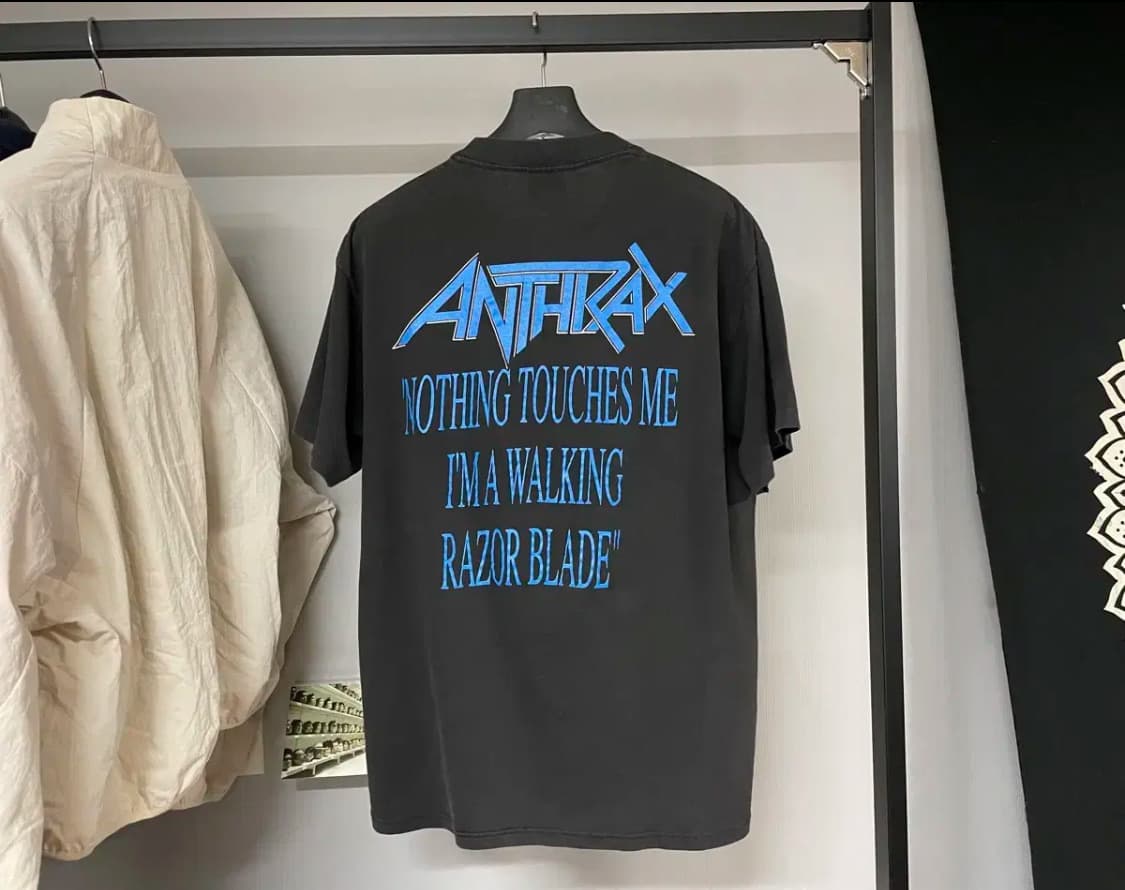 앤스랙스 90s 밴드티 상품이미지3