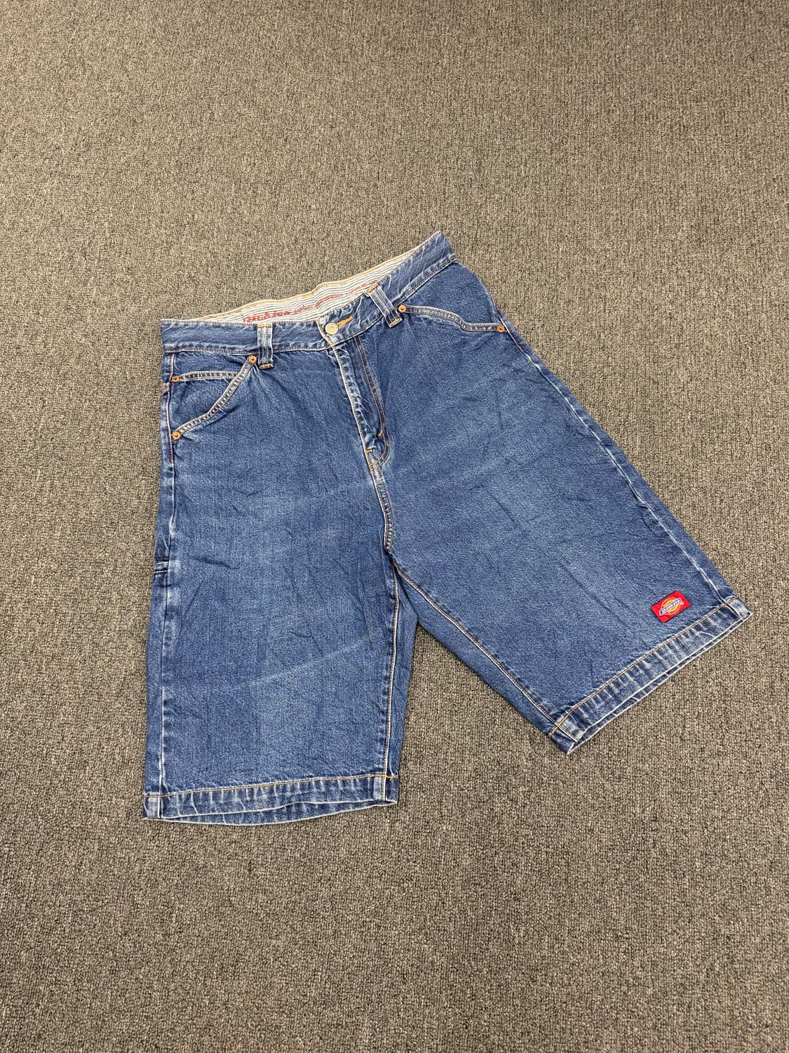 Os)디키즈 빈티지 배기 버뮤다 데님팬츠 상품이미지3