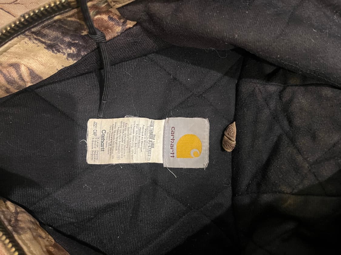 빈티지 칼하트 액티브 자켓 리얼트리 XL 상품이미지5