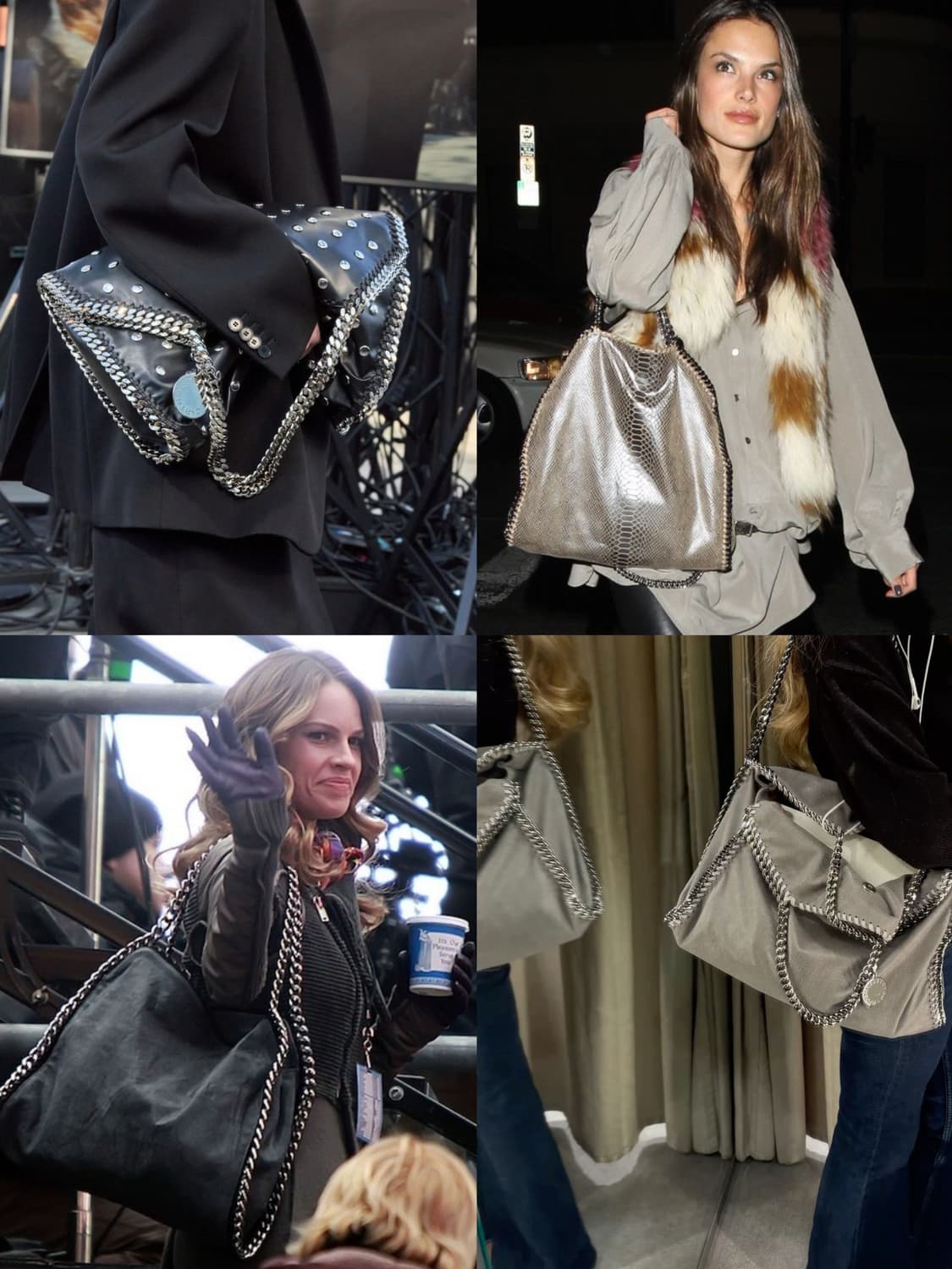 스텔라 매카트니 팔라벨라 스네이크스킨 토트백 상품이미지2