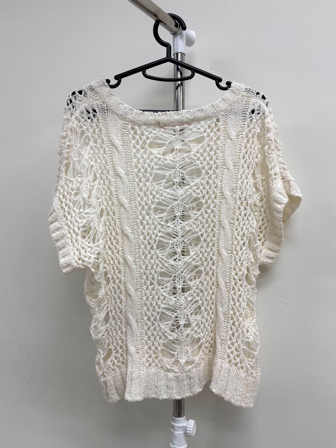 빈티지 화이트 크로셰 니트 상품이미지6