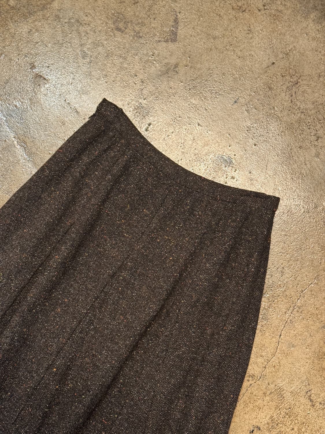 25inch ) GIO Nepped Wool Flare Skirt 상품이미지4