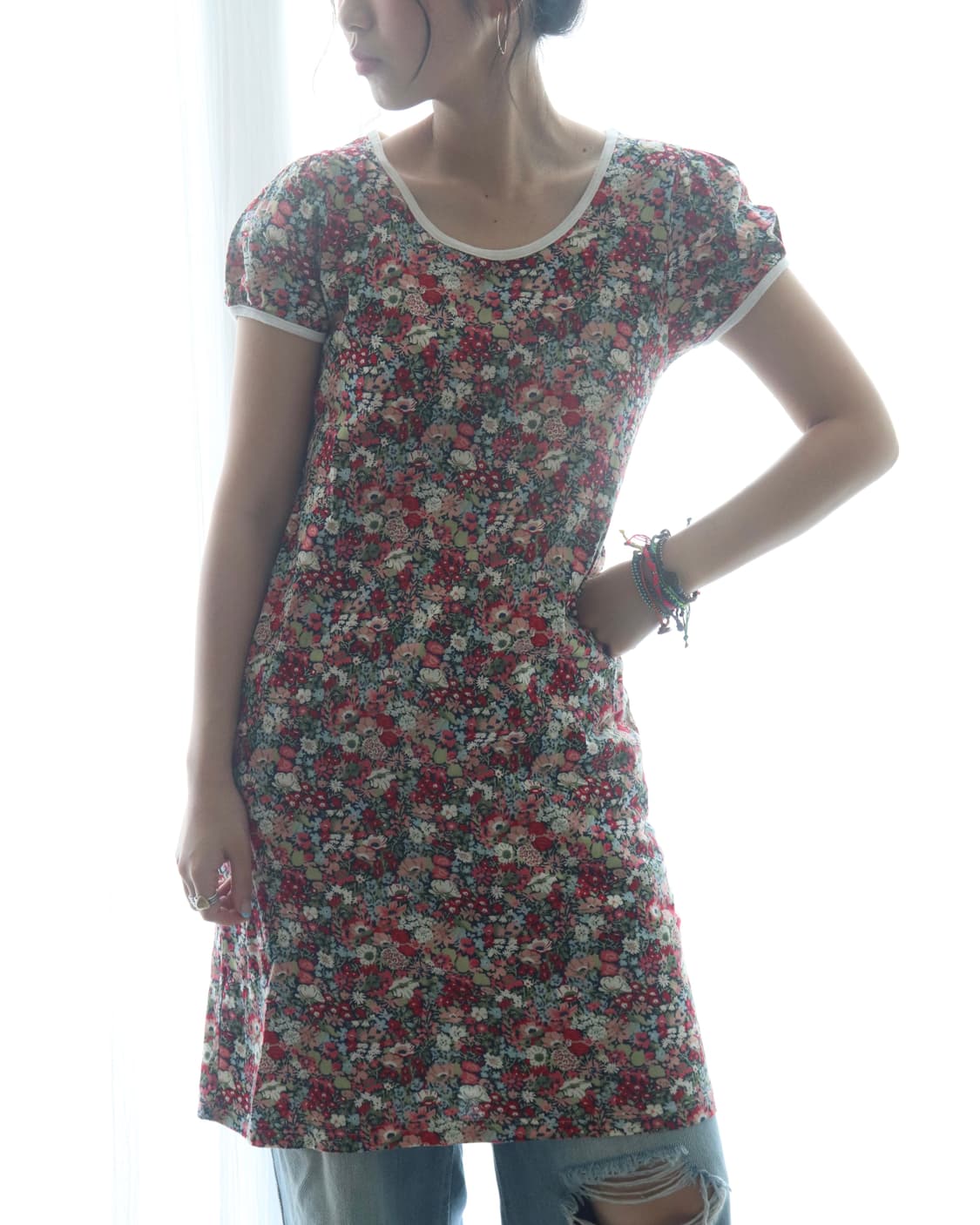[Beams Boy] Liberty Floral Ribbon Dress 상품이미지6