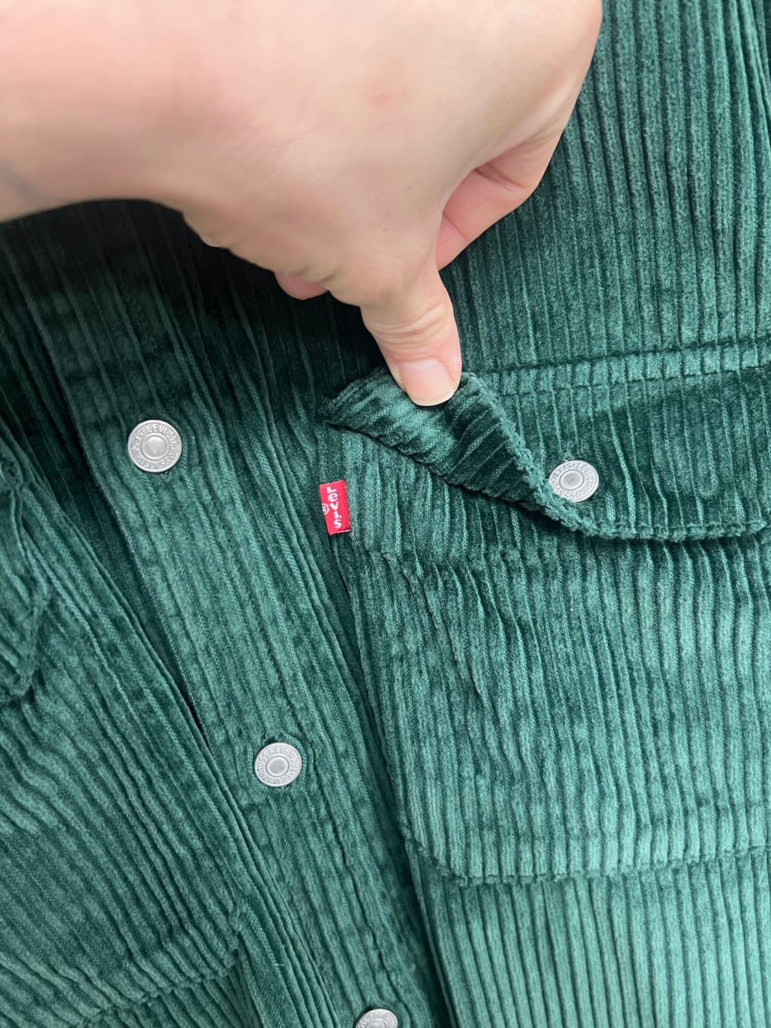 Levis 리바이스 코듀로이 잭슨 오버 셔츠 상품이미지3
