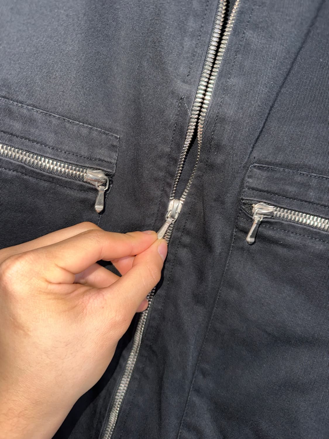 90s 아네스베 2포켓 코튼 자켓 상품이미지2