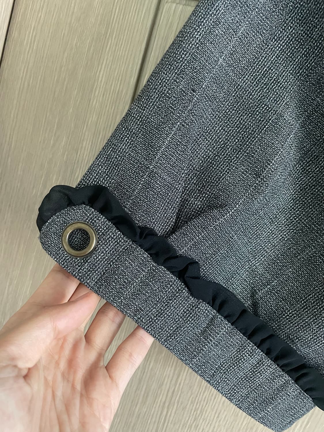 엑시즈팜 그레이 블랙레이스 하프 팬츠 상품이미지2