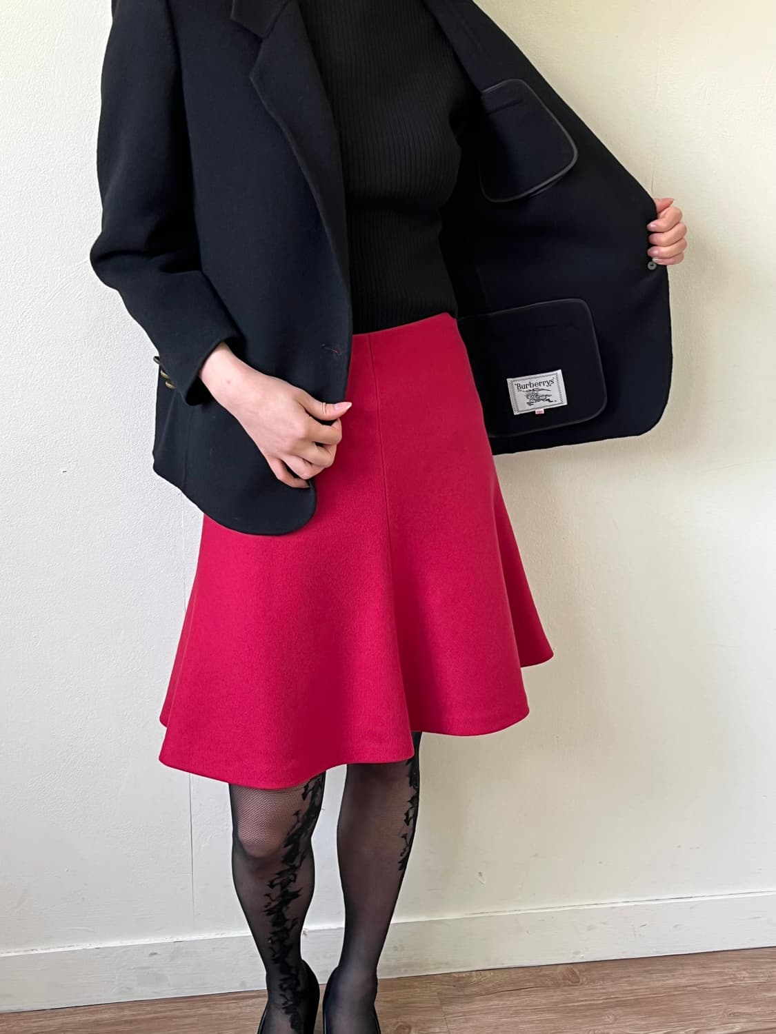 버버리 블랙 모직 블레이저 상품이미지6