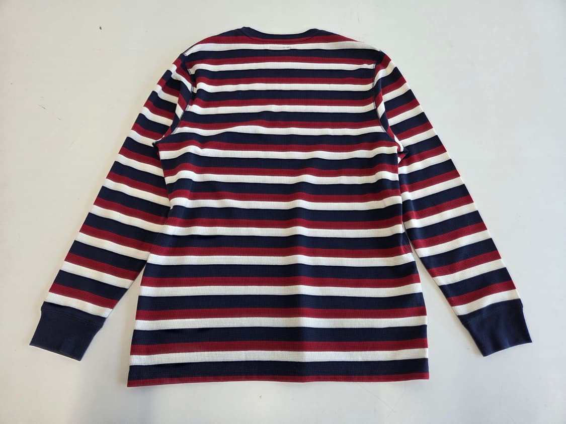 폴로 랄프로렌 스트라이프 와플 코튼 롱 슬리브 티셔츠 XL 상품이미지2