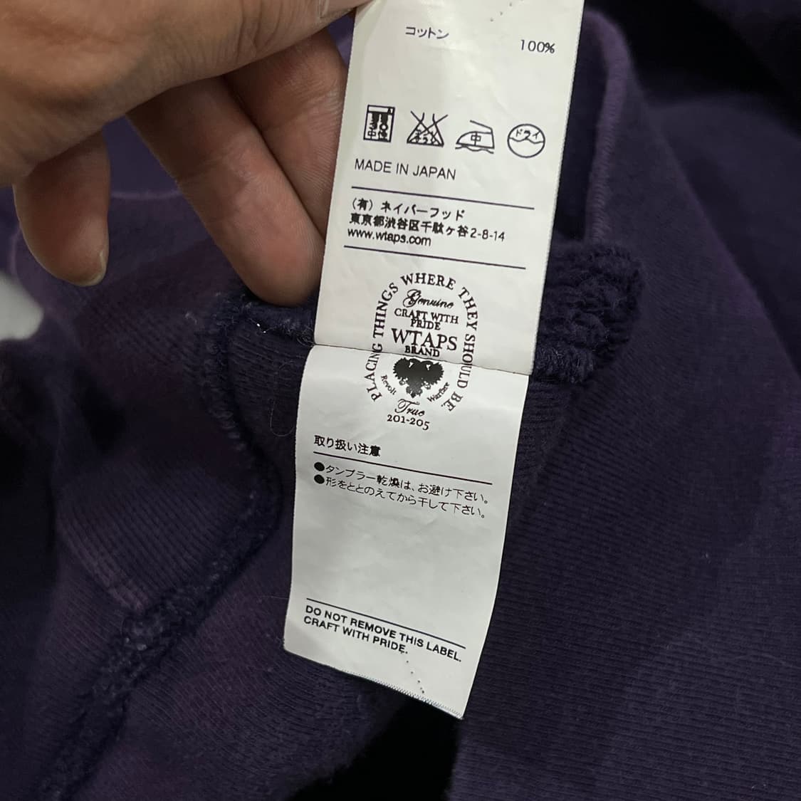  더블탭스 빅로고 후드티 y16788 상품이미지8