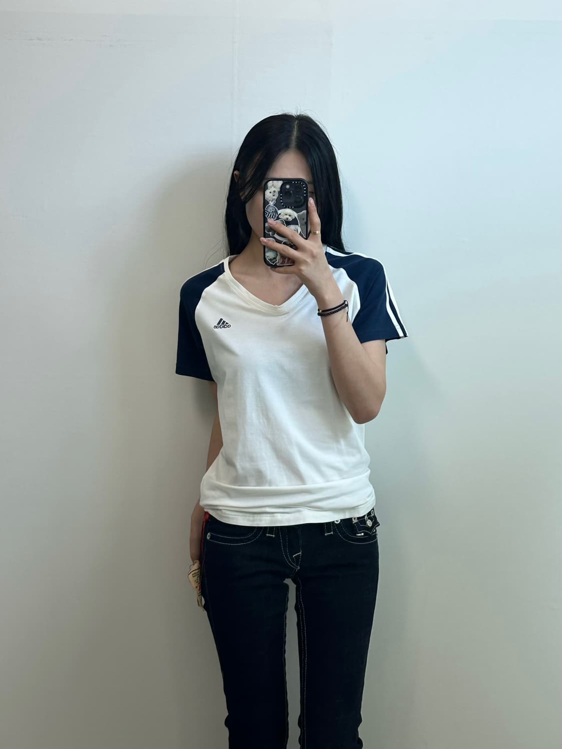 아디다스 자수로고 나그랑 반팔 티셔츠 상품이미지1
