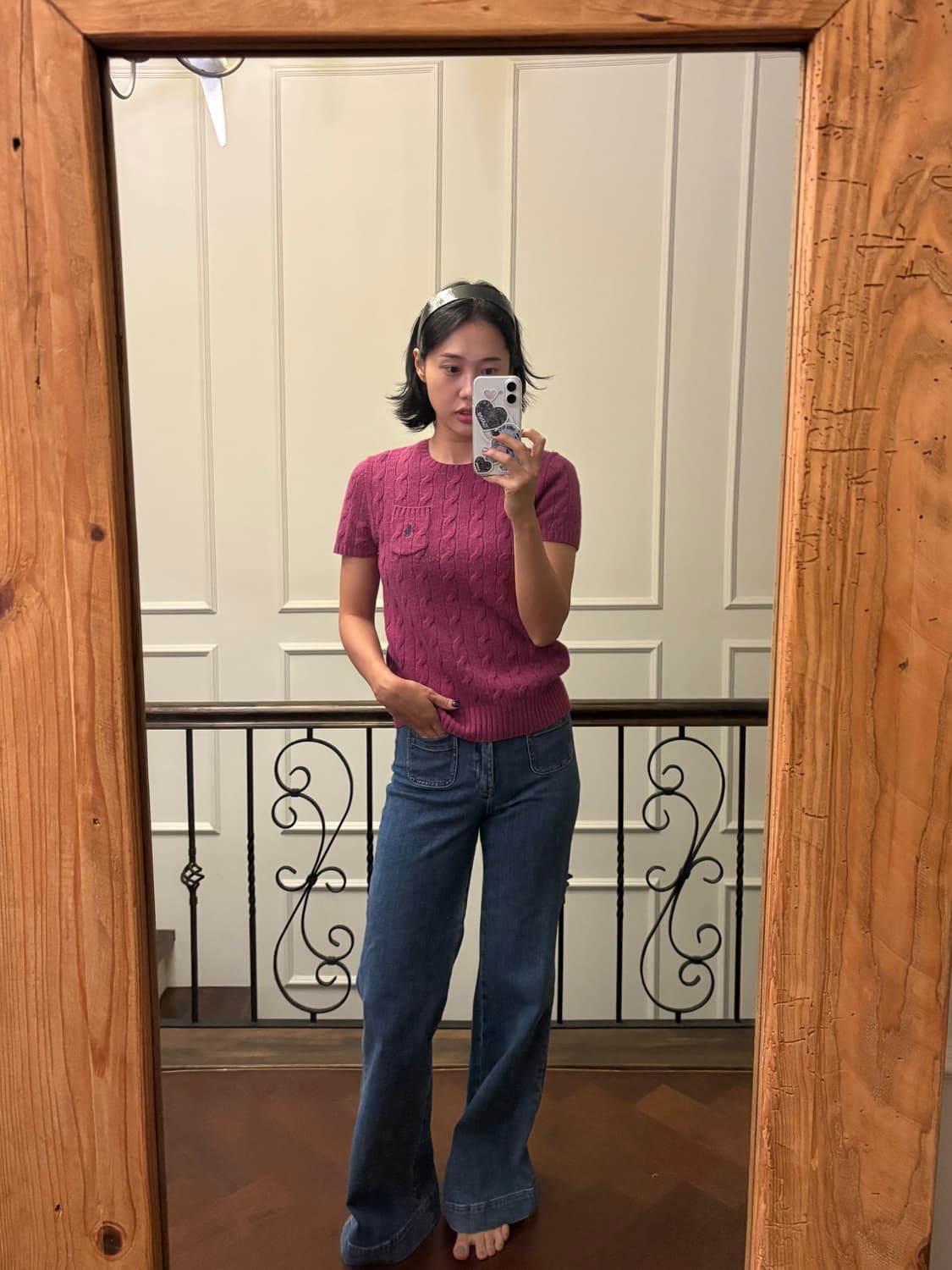 폴로 반팔 포켓 니트 상품이미지3