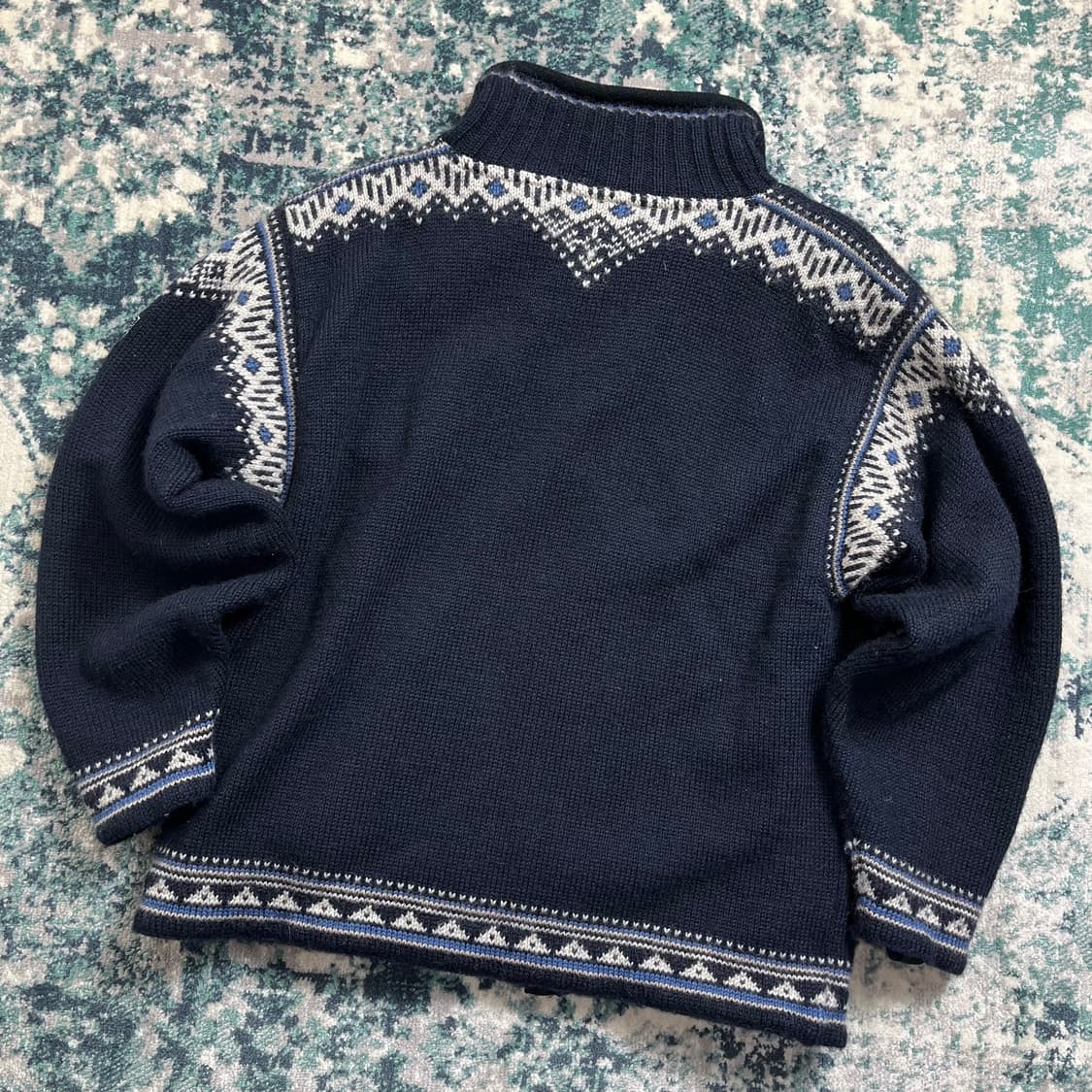 90s Dale of Norway 데일 노르딕 니트 집업(S) 상품이미지4