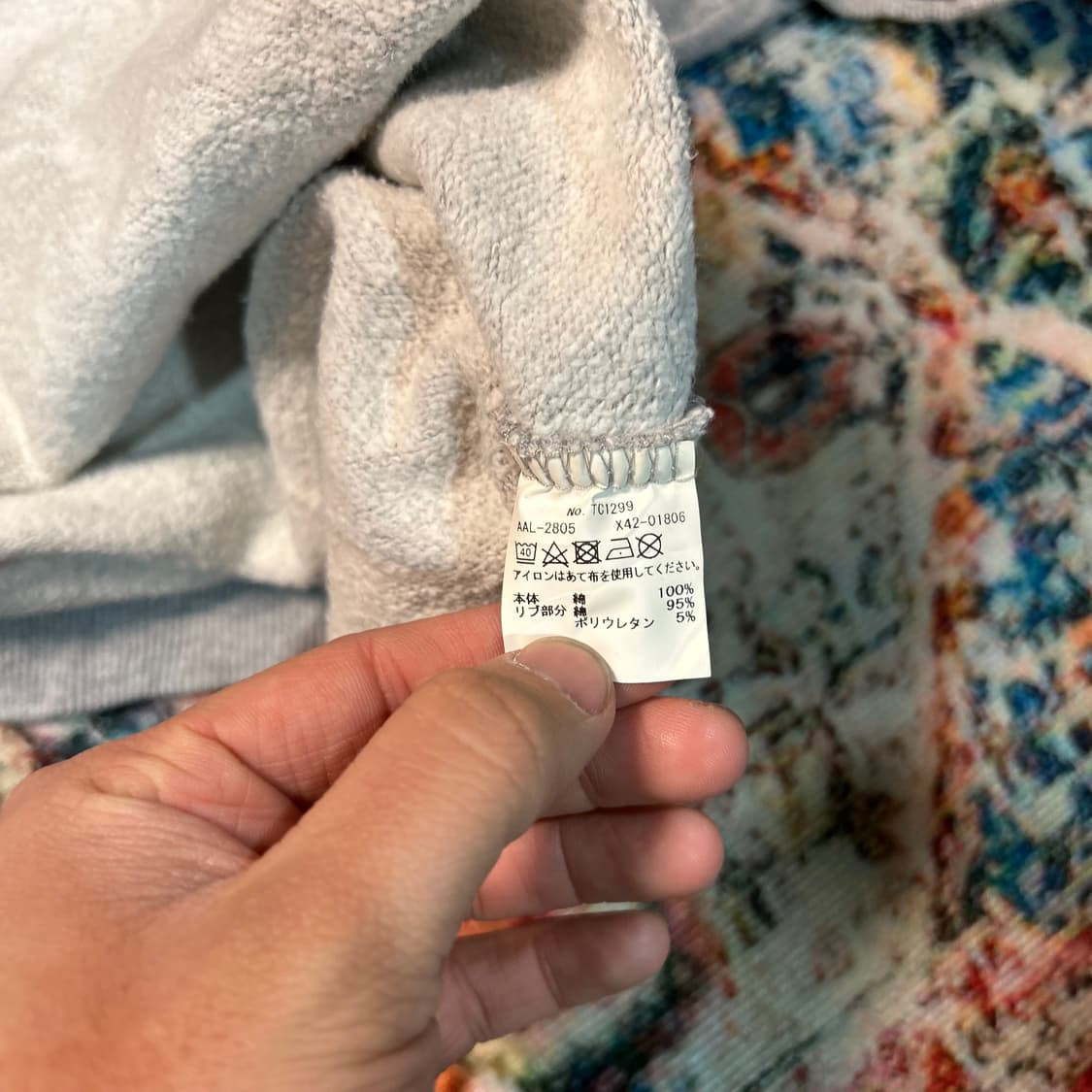 [L] 알파 인더스트리 블러드칫 후드티 상품이미지4