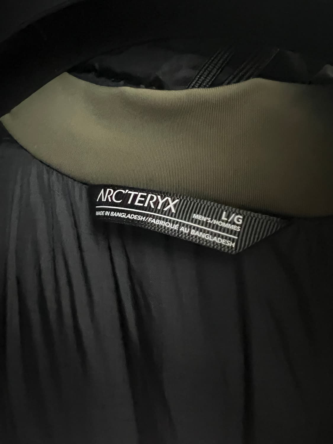 아크테릭스 리프 콜드 레인저그린 라지 판매합니다 상품이미지4