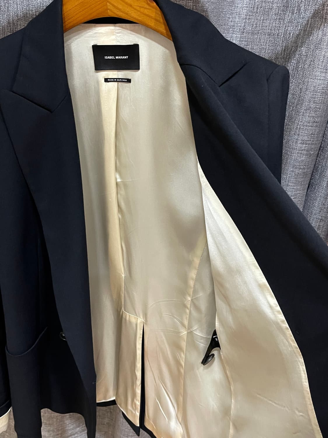 ISABEL MARANT 이자벨 마랑 더블 브레스티드 자켓/블랙 상품이미지3