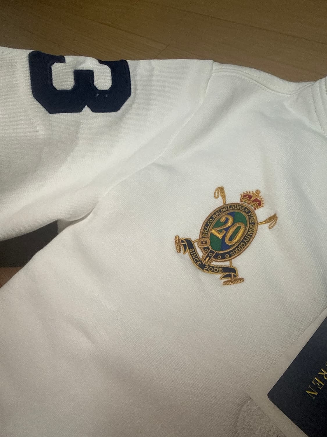 폴로 랄프로렌 빅포니 크레스트 후드티 화이트 20주년 상품이미지2