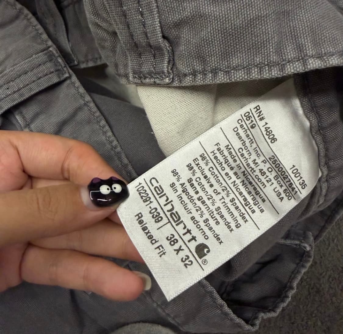 칼하트 워크팬츠 상품이미지4