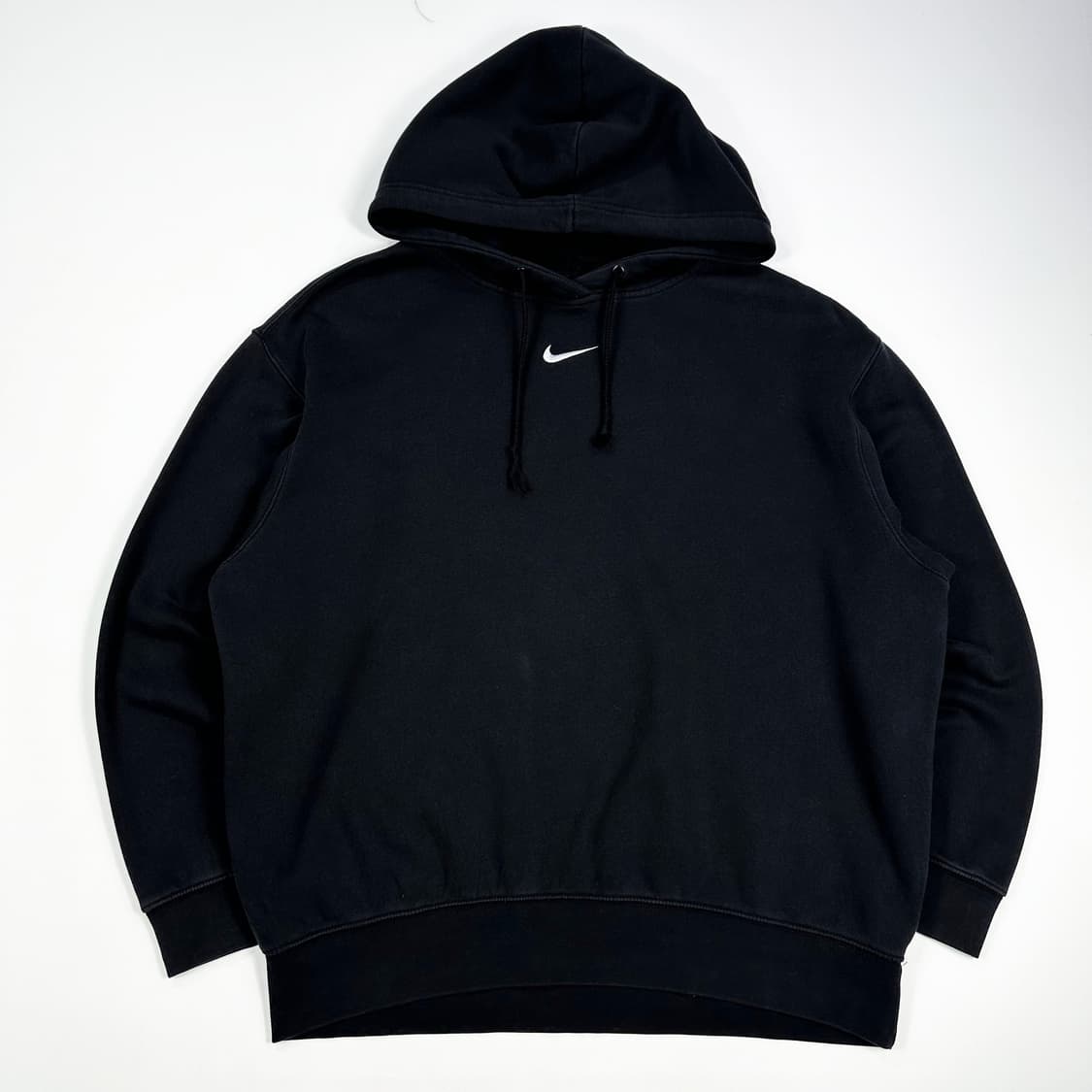 나이키 센터 스우시 블랙 후드티 (L) 상품이미지2