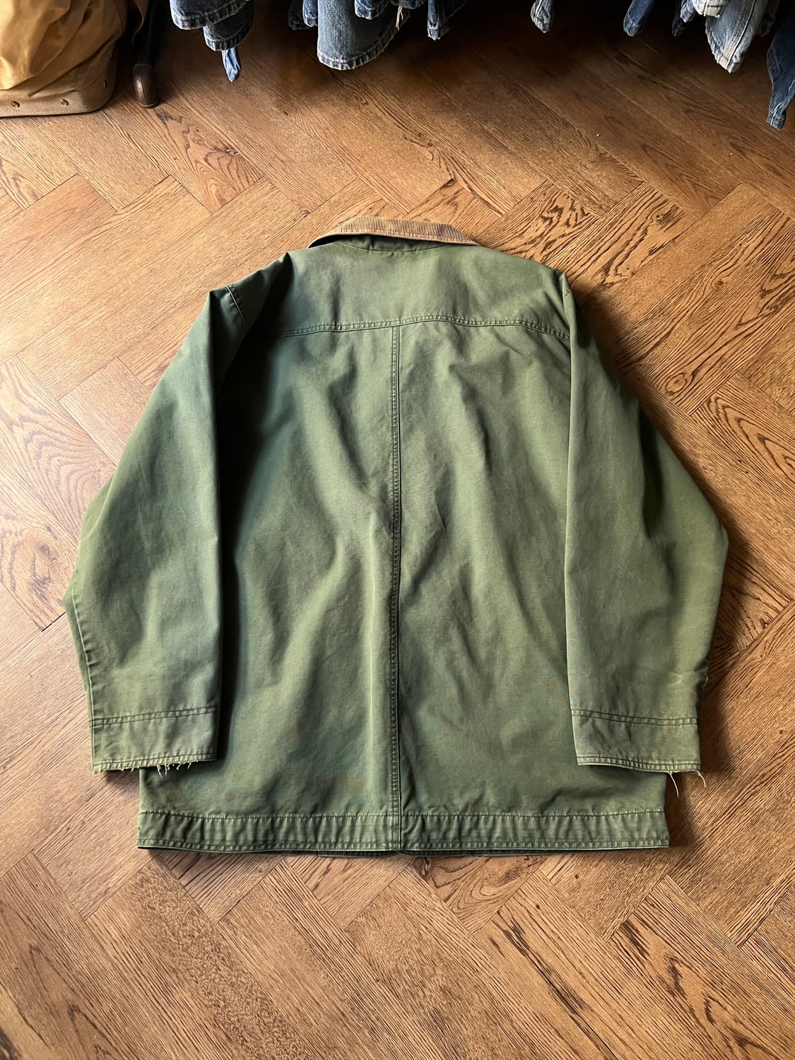 [L]엘엘빈 USA 빈티지그린 패턴 라이닝 코튼 헌팅 자켓 상품이미지7