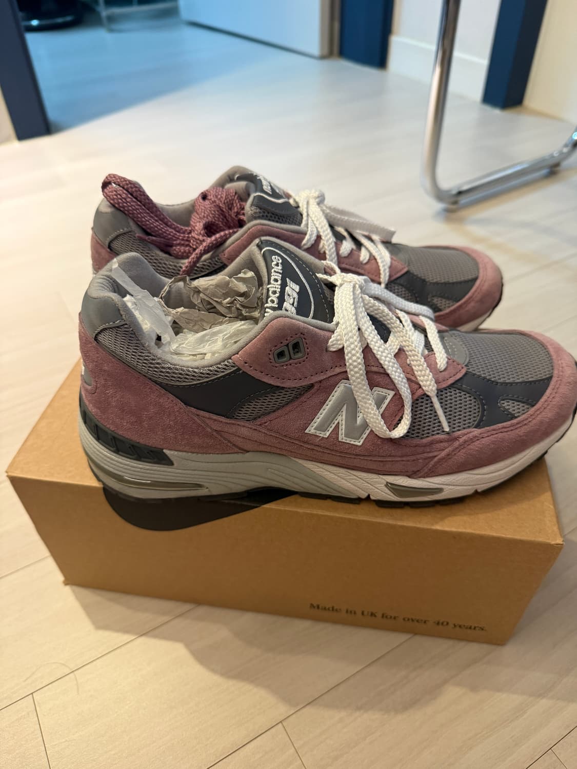 [270] 뉴발란스 991 핑크그레이 상품이미지2