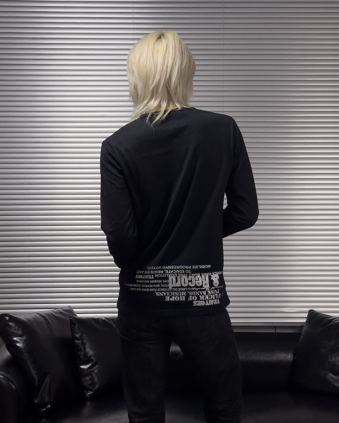 {Corn Flake} Silver Lettering L/S Tee    상품이미지2