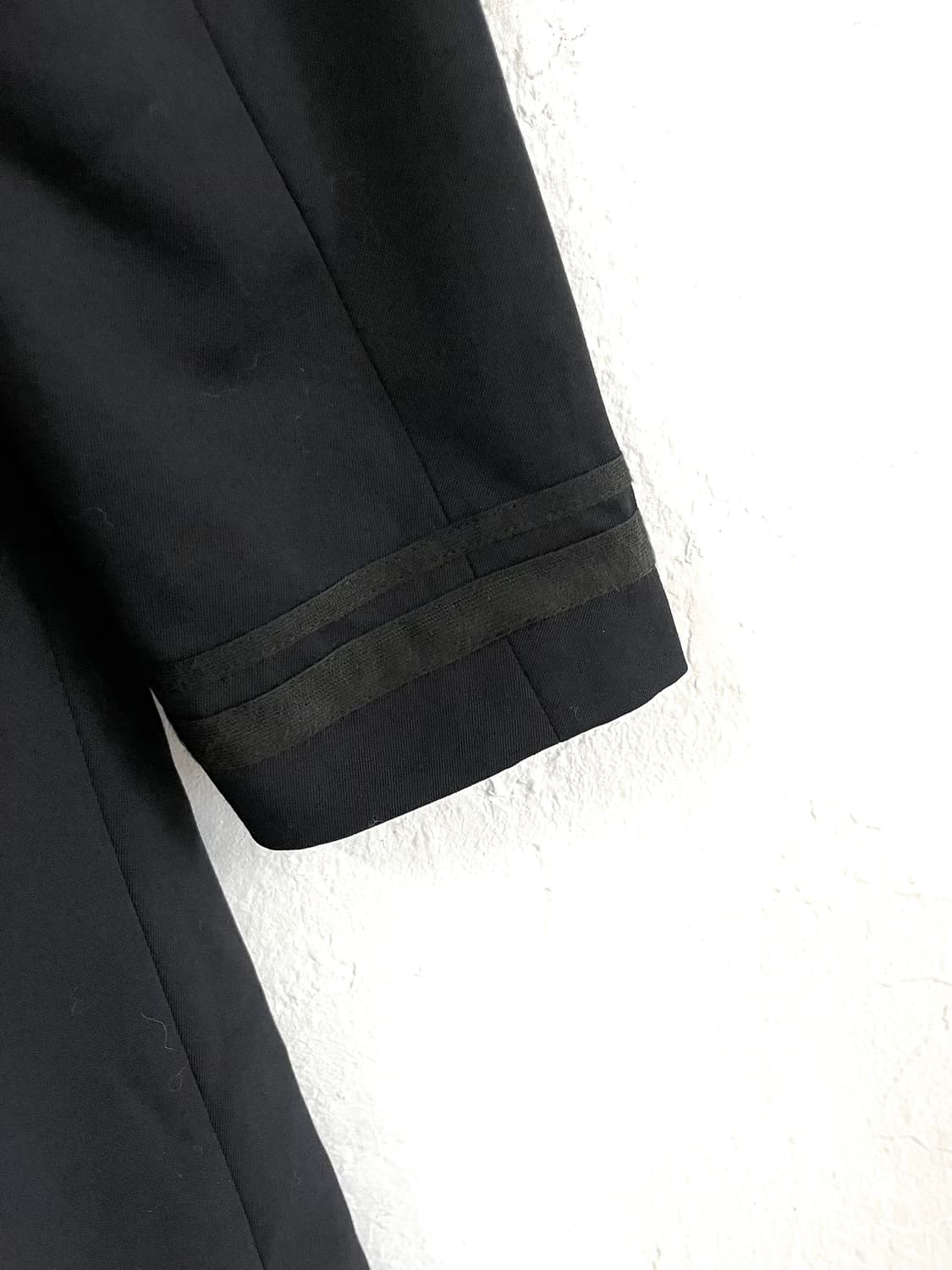 꼼데가르송 세일러링 카라 울 플레어 코트 상품이미지7
