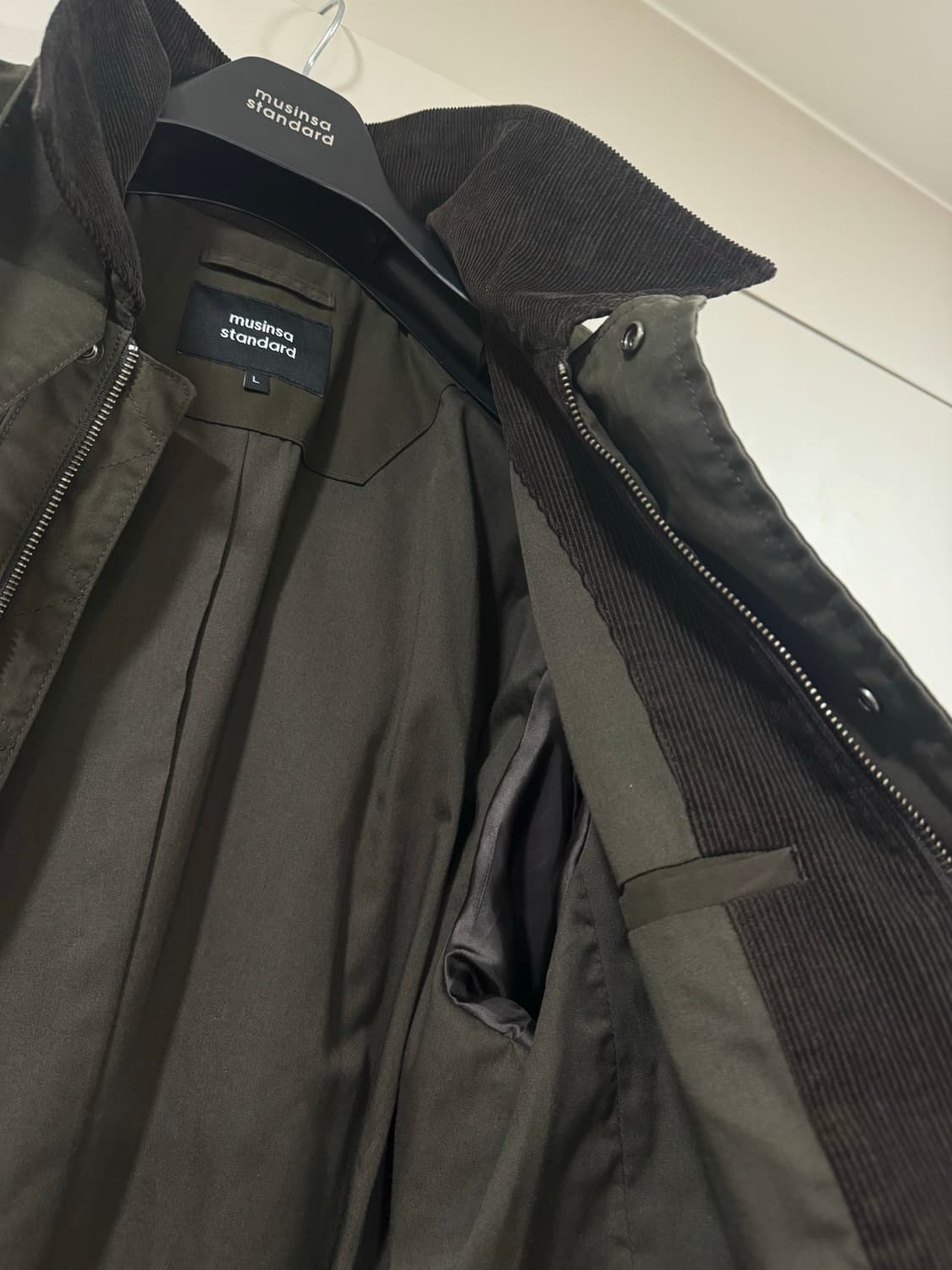 무신사 무탠다드 왁스드 CN 헌팅 재킷 (새상품) 상품이미지4