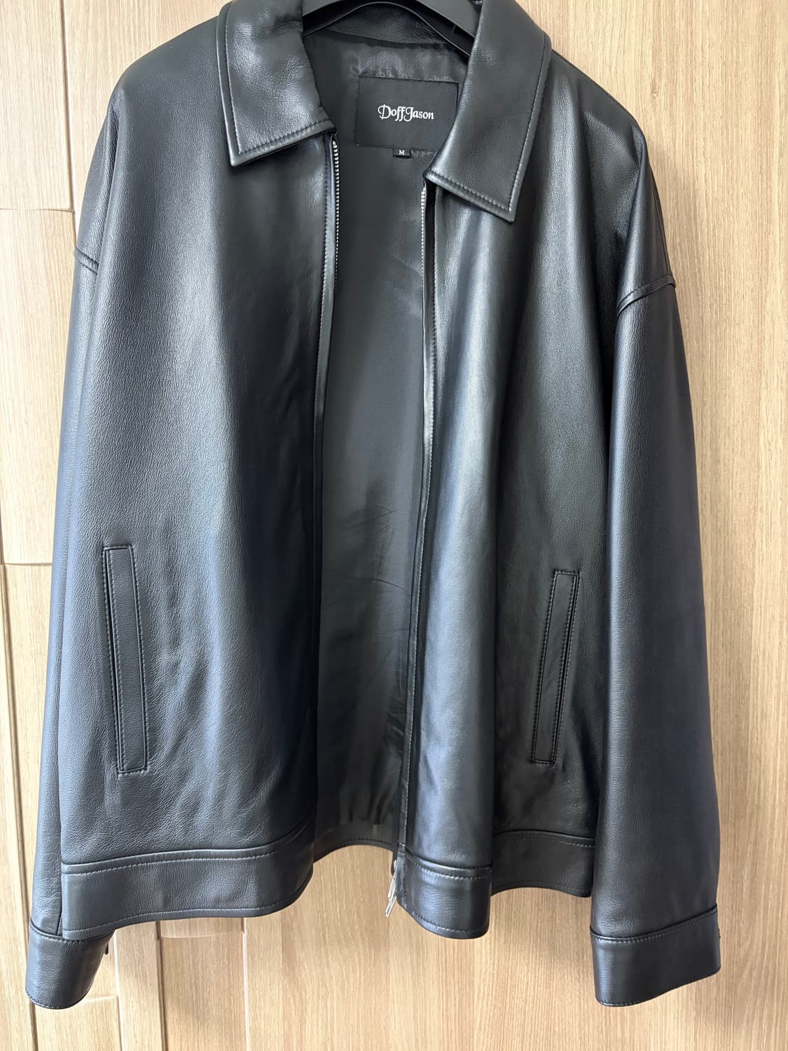 도프제이슨 오버핏 램스킨 싱글 자켓 상품이미지1