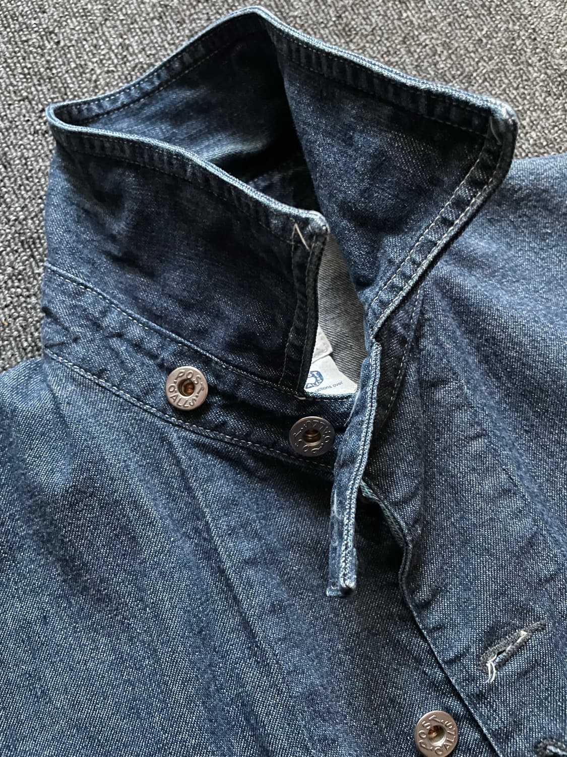 포스트오버롤즈 데님 커버올 엔지니어자켓 (드레익스아나토미카피그벨RRL) 상품이미지3