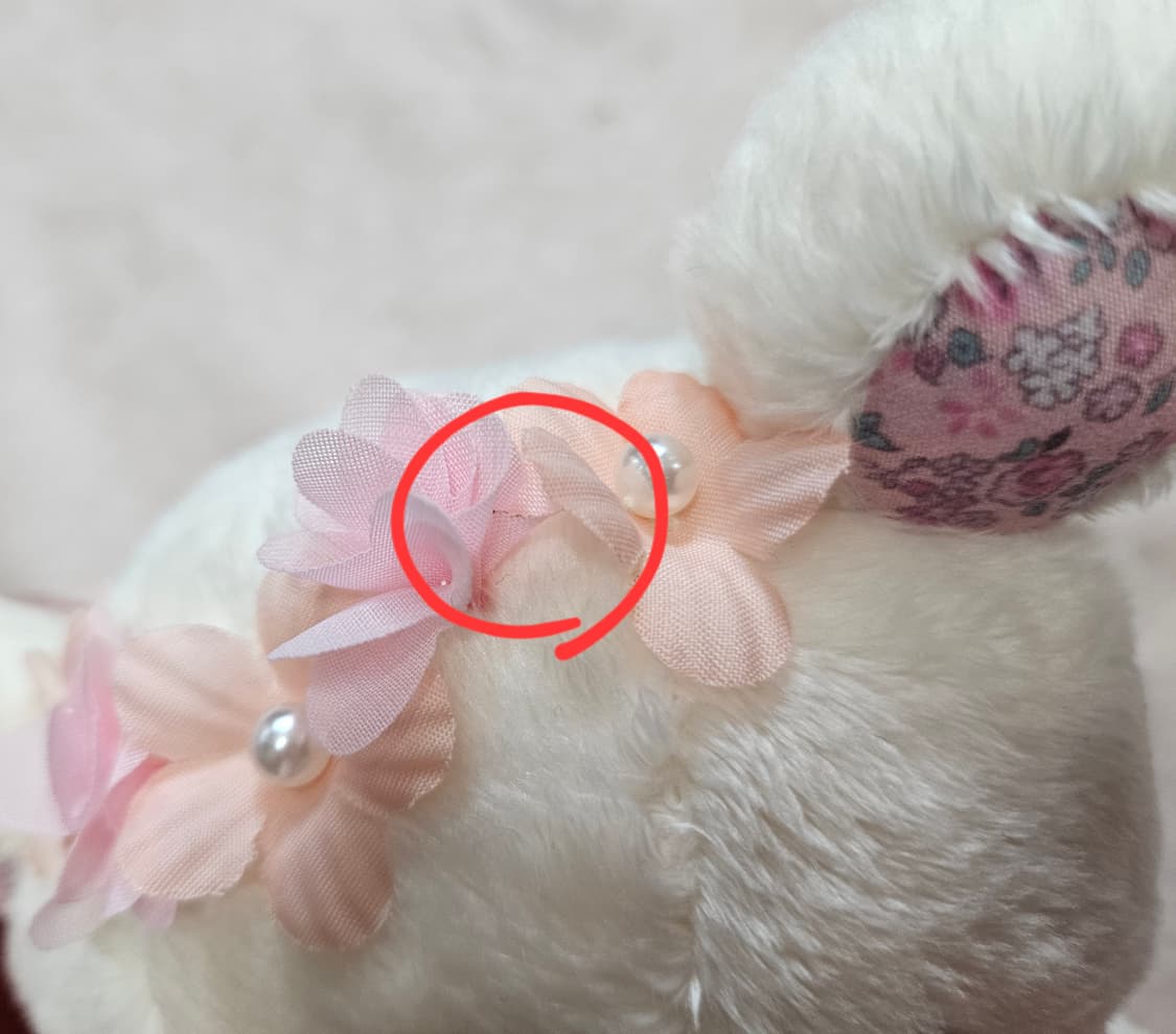 여기서만 할인)2016년도 고전 유라쿠쵸 꽃 코리락쿠마 인형 상품이미지6