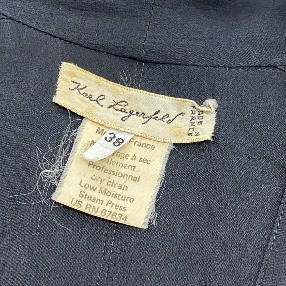 80s Karl Lagarfeld Silk Jacket 상품이미지5