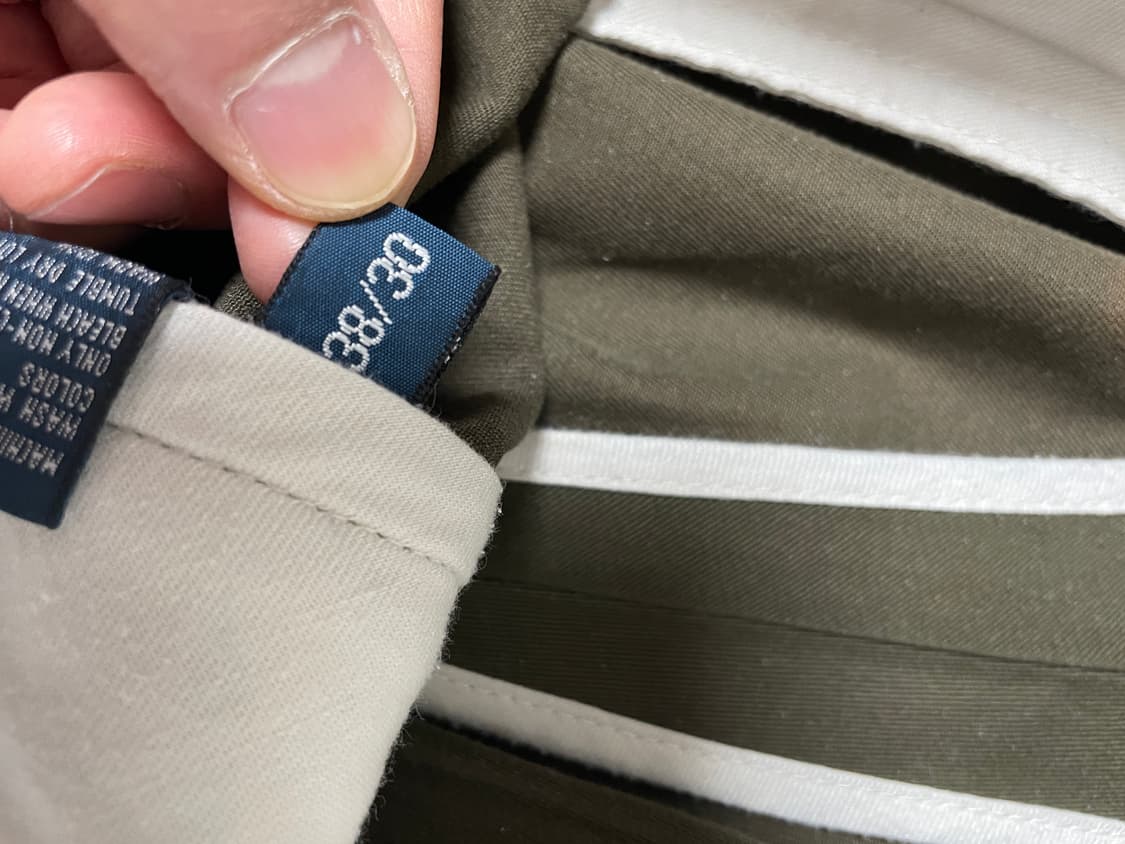 폴로 치노팬츠 카키색상 38x30 상품이미지4