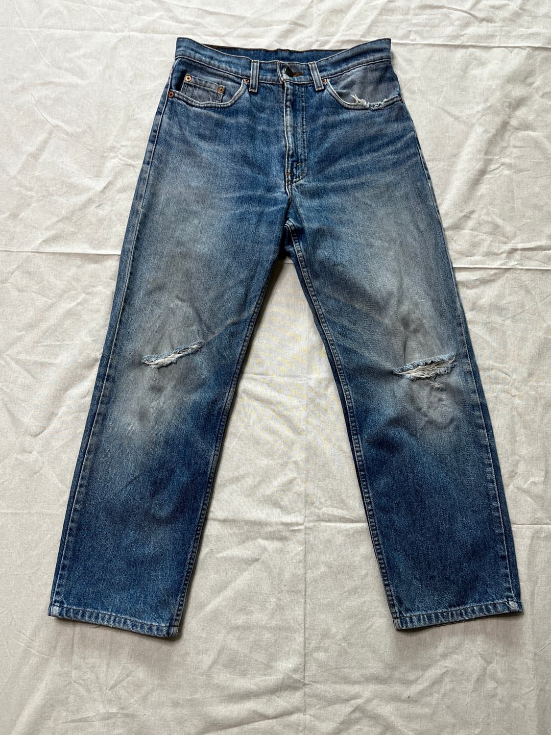 [92's USA] Levi's 오리지널 Lot 510 디스트로이드 데님 상품이미지2