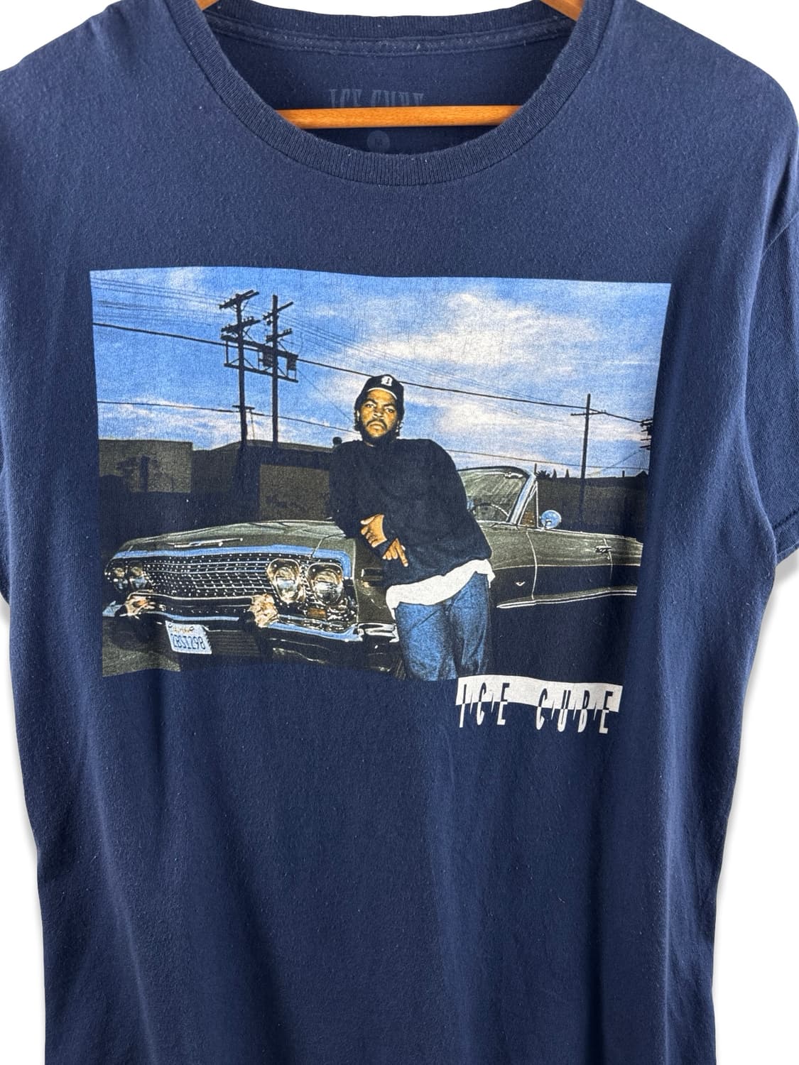 ICE CUBE 네이비 반팔 티셔츠3549 상품이미지5