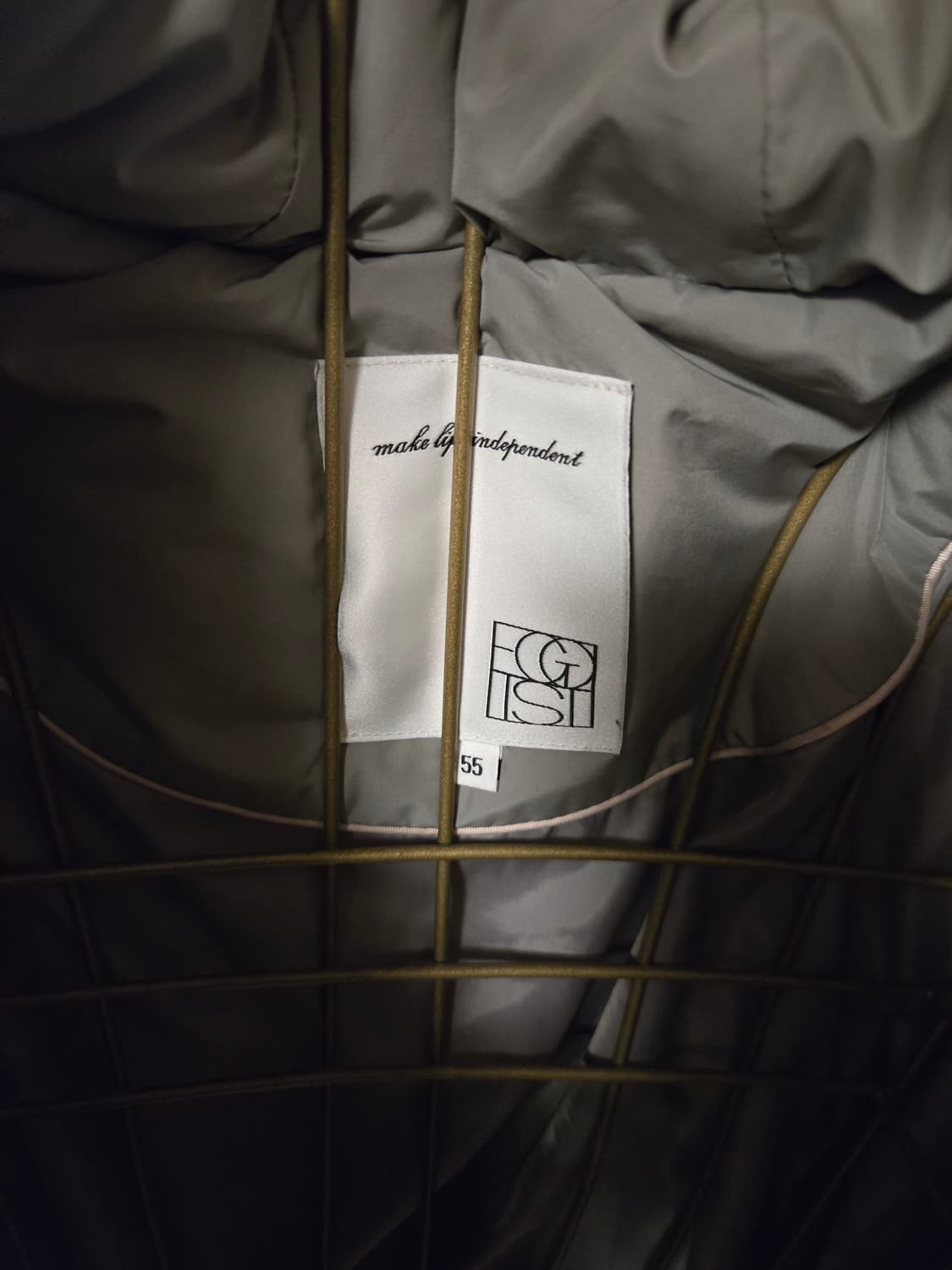 [55/m] 에고이스트 사가폭스 밸트 구스 패딩 상품이미지9