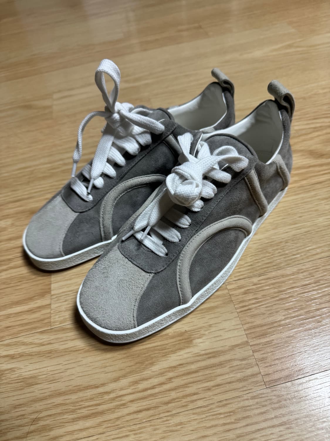 토템 레더 스웨이드 스니커즈 상품이미지2