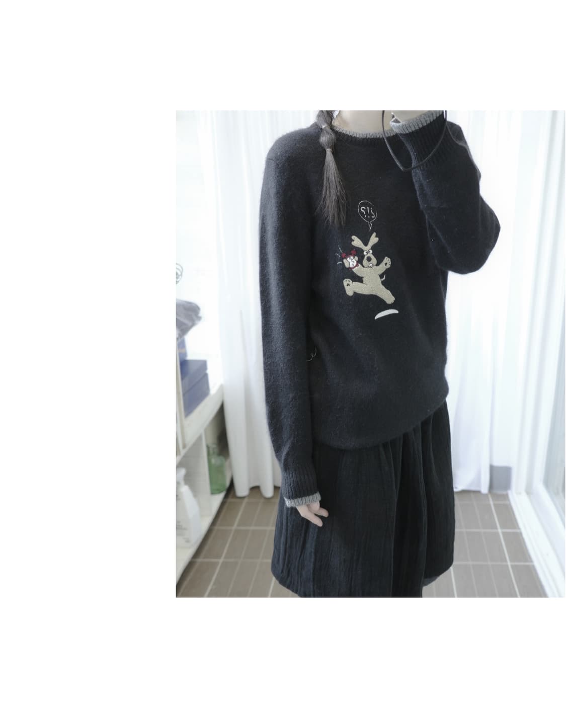  M.u.sports cute dog knit 상품이미지2