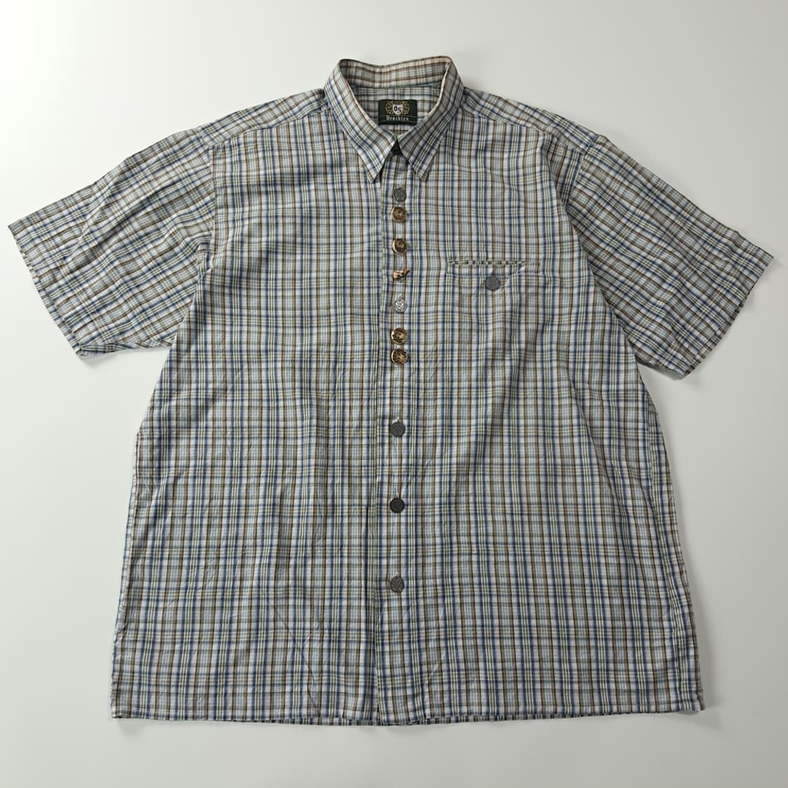 CK360 2XL 오에스 90s 독일 트라흐텐 알펜 반팔 셔츠 남방 상품이미지1