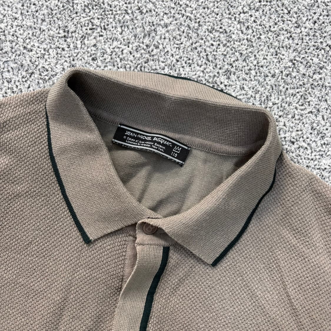 110 장미쉘바스키아 와플 반팔 니트 0402J 상품이미지2